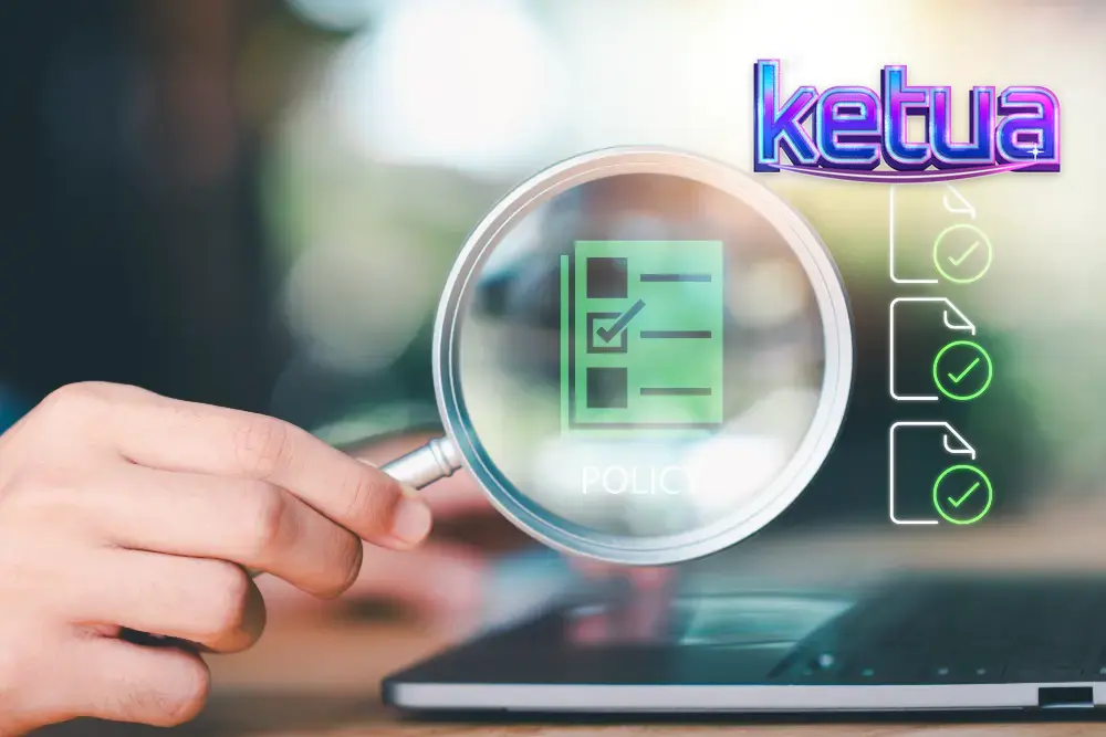 Tampilan antarmuka slot modern dengan desain grafis yang cerah dan profesional
